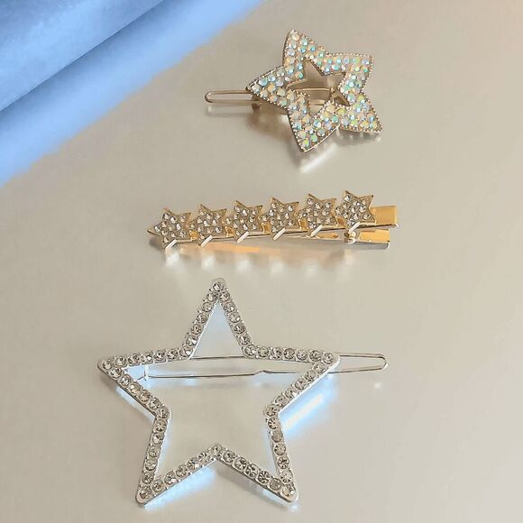 2/$21 *New* 3 Piece Star Hair Accessory Set - Picture 1 of 10